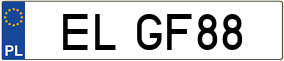 Truck License Plate